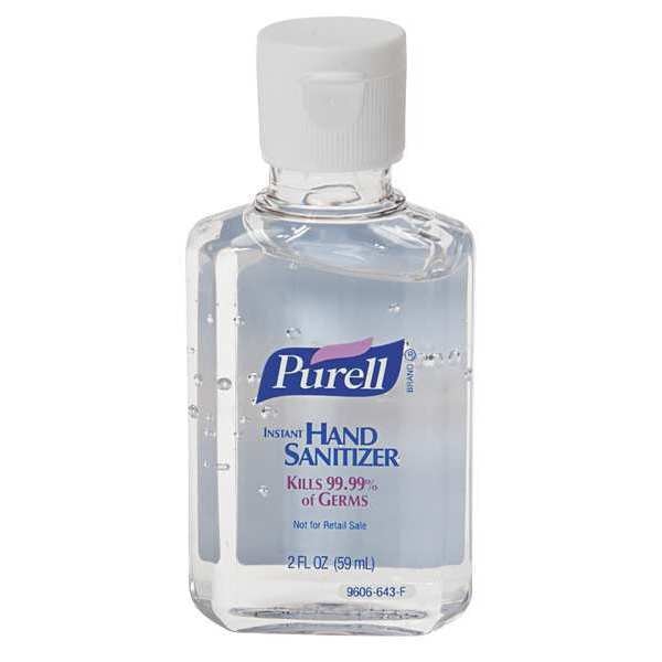 Gear Retractable Clip For 2oz Hand Sanitizer Bottles, PK24