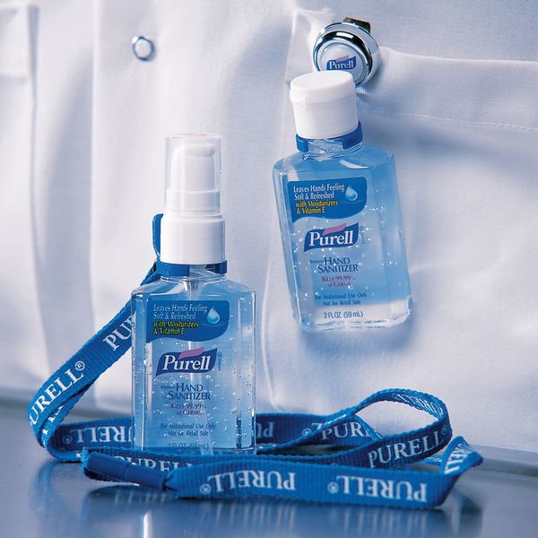 Gear Retractable Clip For 2oz Hand Sanitizer Bottles, PK24