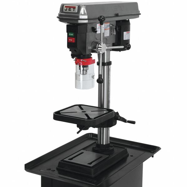 Bench Drill Press, Belt Drive, 3/4 hp, 115/230 V, 15 in Swing, 16 Speed
