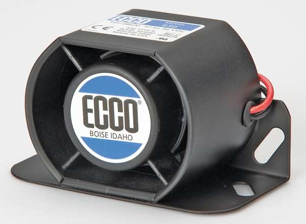 Back Up Alarm, 107dB, 3 In. H
