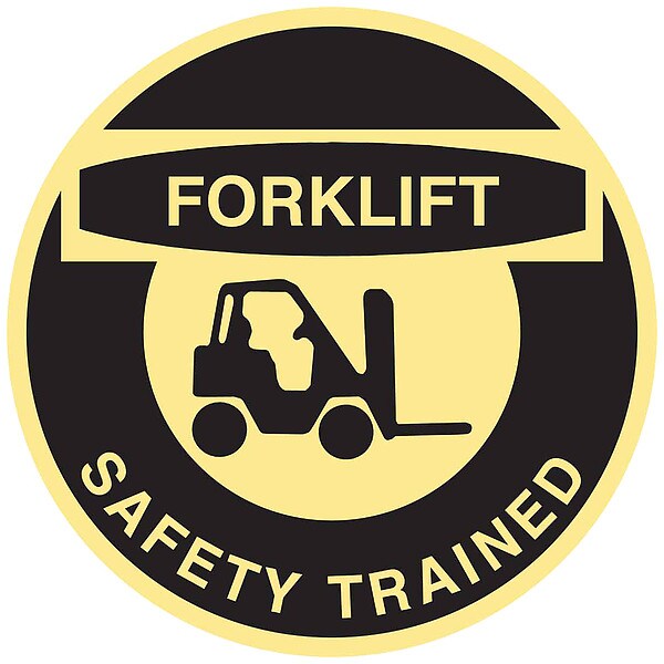 Hard Hat Emblem Label, PK4, 42243