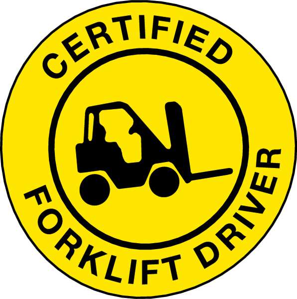 Hard Hat Emblem Label, English, PK4, 42233