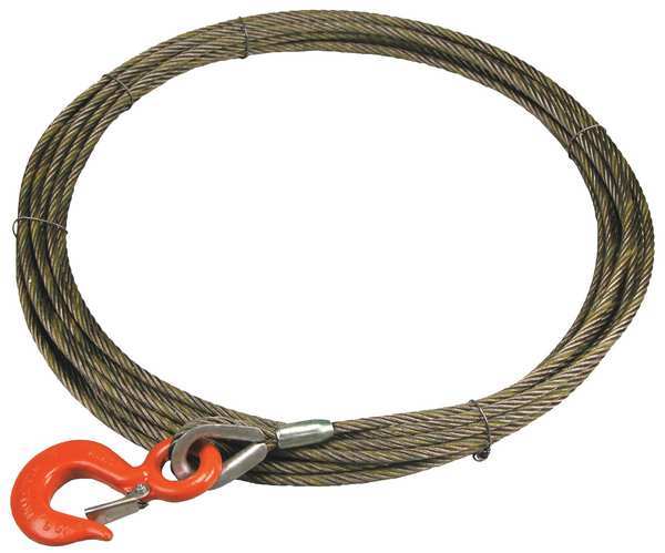 Winch Cable, 3/8 In. x 75 ft.