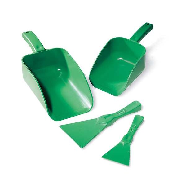Large Hand Scraper, Green, 4x9-3/4 In.