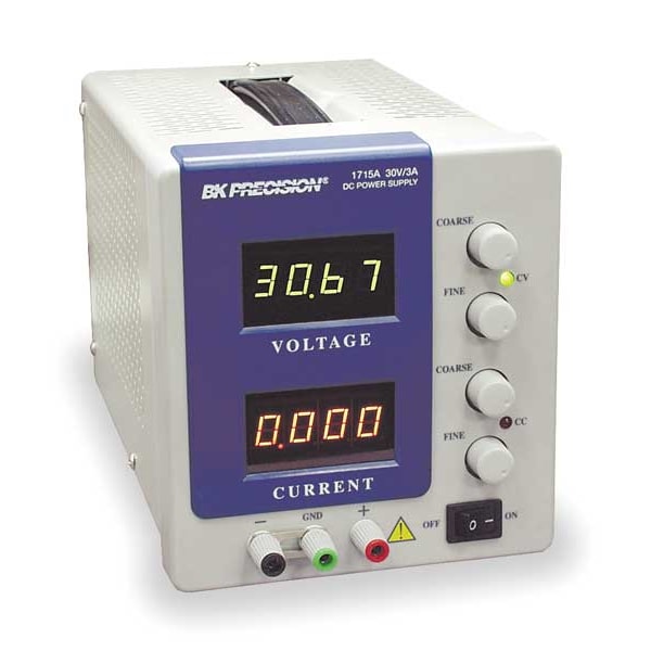 Power Supply, 0-60Vdc, 0-2 A, Digit Display