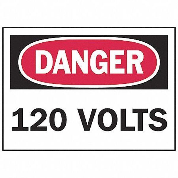 Equipment Label, 5 In. W, PK5, 86212