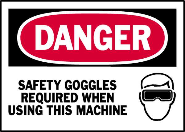 Danger Label, Instruction, 5 In. W, PK5, 86147