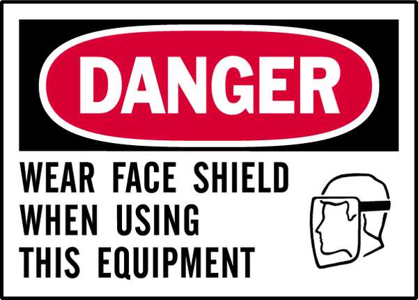 Danger Label, Instruction, 5 In. W, PK5, 86151