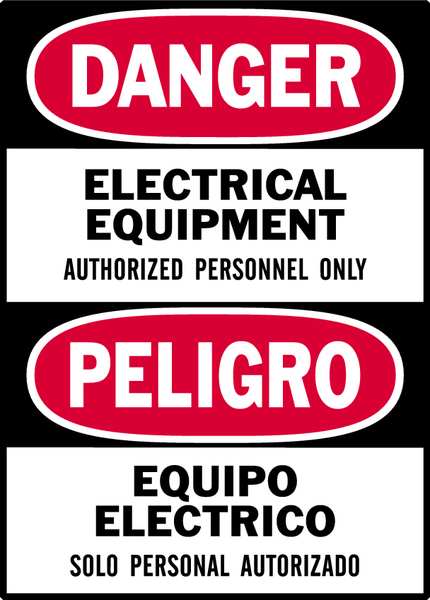 Danger Label, Instruction, 5 In. W, PK5, 86237