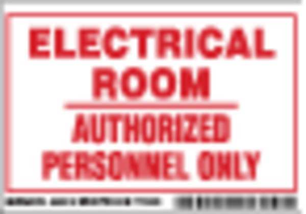 Machine/Equipment Label, English, PK5, 86218