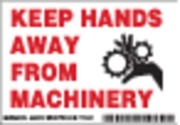 Machine/Equipment Label, Instruction, PK5, 86270