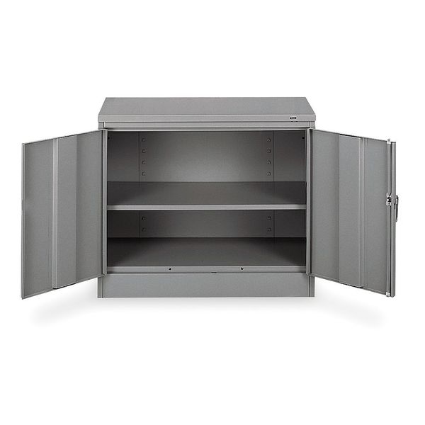 24 ga. ga. Carbon Steel Storage Cabinet, 36 in W, 30 in H, Stationary