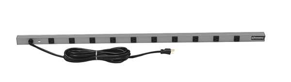 Outlet Strip, 15A, 8 Outlet, 48 In