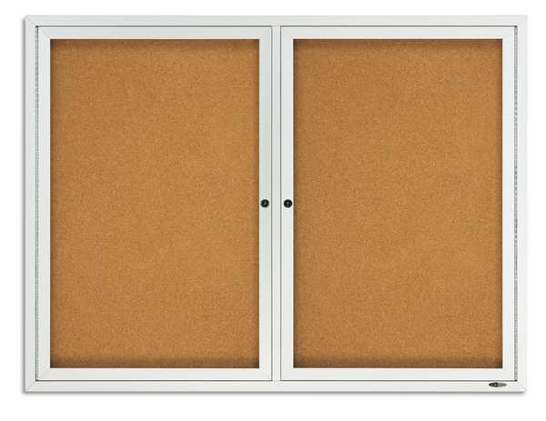 Enclosed Cork Bulletin Board 48 x 36