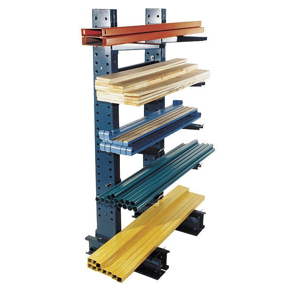 Add-On Cantilever Rack, 1 Side, 8 ft. H