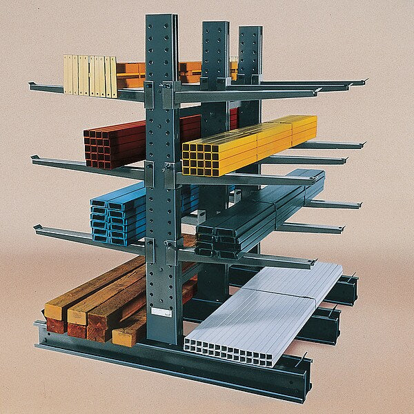 Add-On Cantilever Rack, 2 Sides, 10 ft. H
