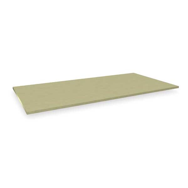 Decking, Particle Board, 48 in W, 24 in D, natural, Unfinished Finish