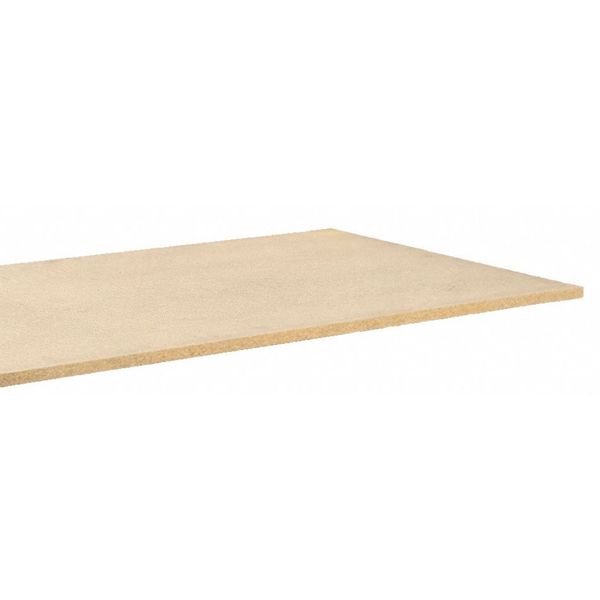 Decking, Particle Board, 36 in W, 24 in D, natural, Unfinished Finish