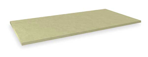 Decking, Particle Board, 36 in W, 18 in D, natural, Unfinished Finish