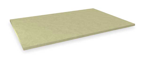 Decking, Particle Board, 36 in W, 24 in D, natural, Unfinished Finish