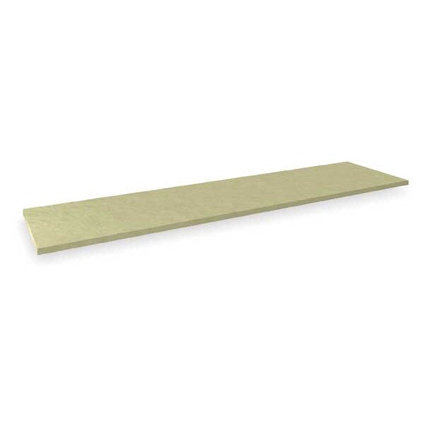 Decking, Particle Board, 48 in W, 12 in D, natural, Unfinished Finish