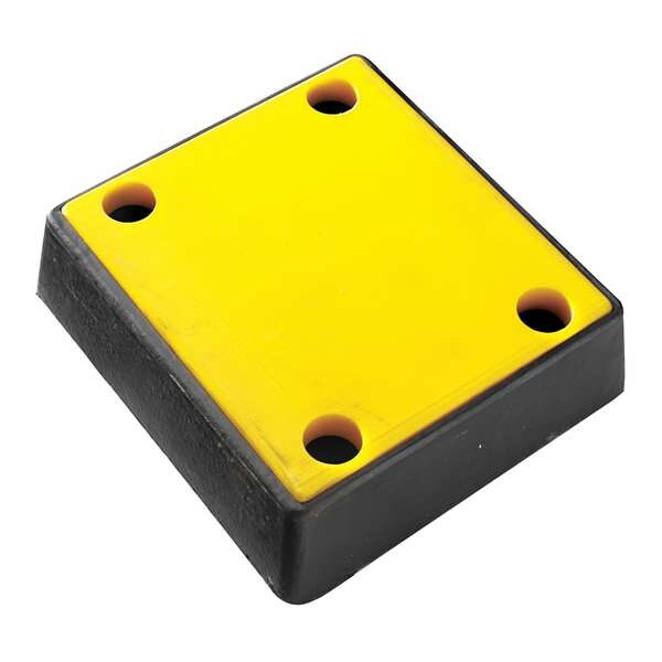 Dock Bumper, 18 x 4 x 18 In, Rubber
