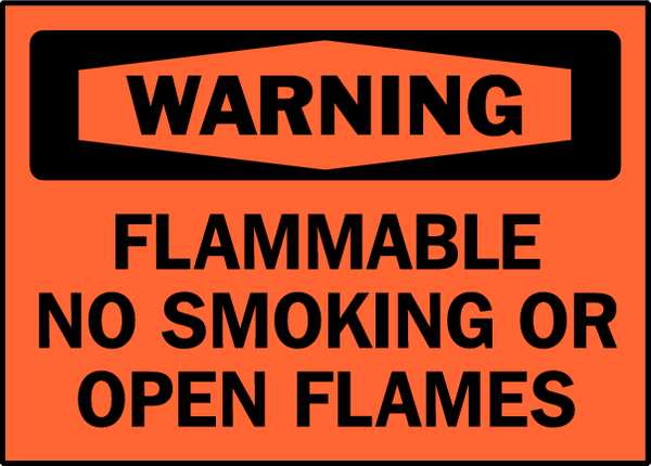 Safety Label, 3 1/2 in H, 5 in W, Polyester, Horizontal Rectangle, English, 86293