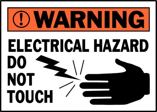 Equipment Label, 3-1/2 In. H, 5 In. W, PK5