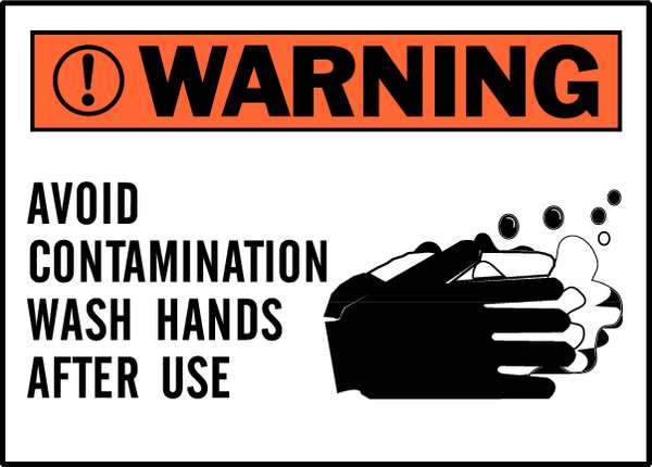 Safety Label, Instruction, 3-1/2 In. H, PK5, 86153