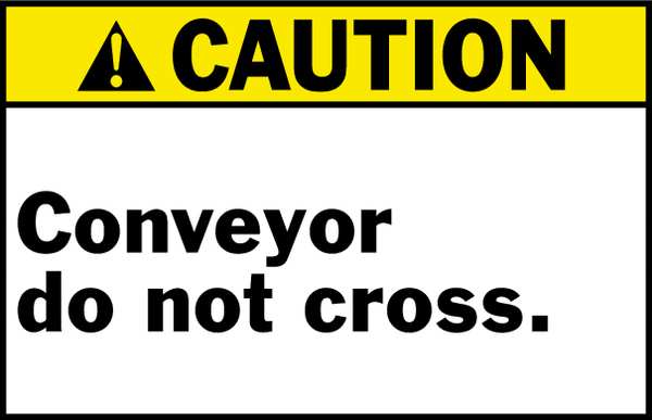 Equipment Label, 3-1/2 In. H, 5 In. W, PK5, 86897