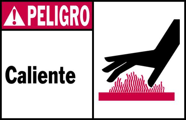 Danger Label, 5 In. W, PK5