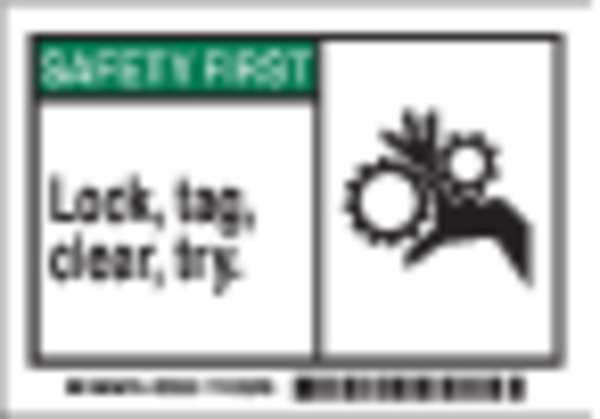 Equipment Label, English, PK5