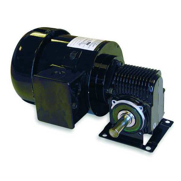 AC Gearmotor, 108.0 in-lb Max. Torque, 80 RPM Nameplate RPM, 115/230V AC Voltage, 1 Phase