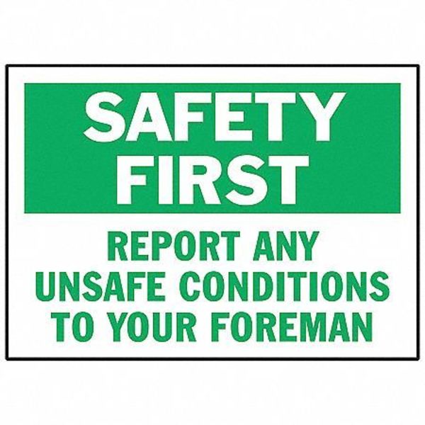 Safety Label, Information, 3-1/2 In. H, PK5, 86192