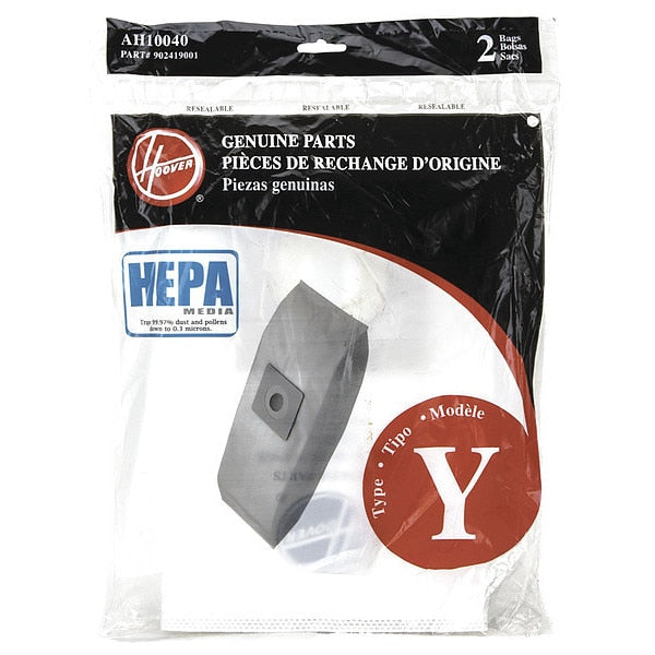 Bag, Y, HEPA, PK2