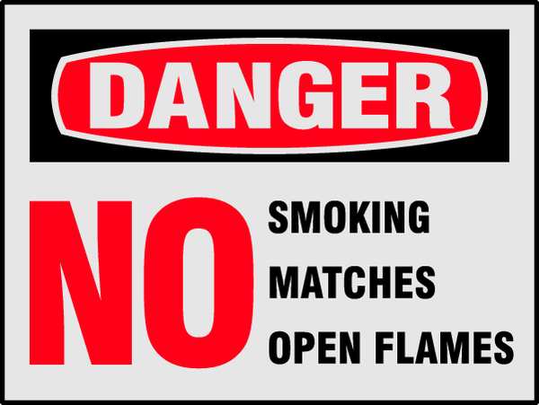 Danger Label, 3 1/2 in Height, 5 in Width, Reflective Sheeting, Horizontal Rectangle, English