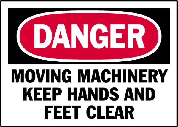 Danger Label, Instruction, 5 In. W, PK5, 86227