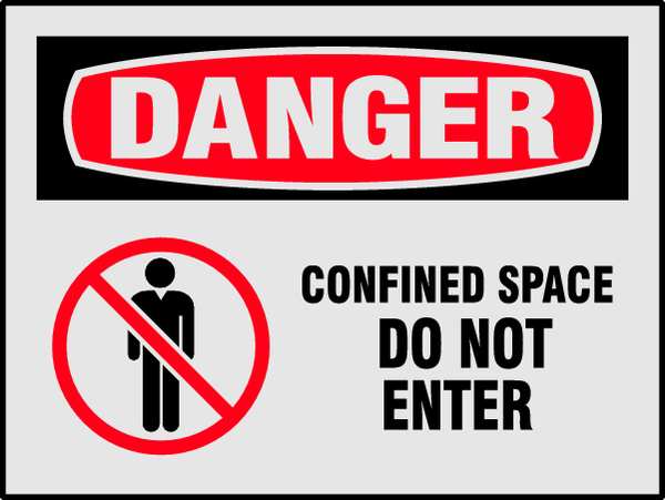 Danger Label, 3-1/2 In. H, 5 In. W, PK8, 27419LS
