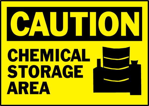 Equipment Label, Black/Yellow, PK5, 86175