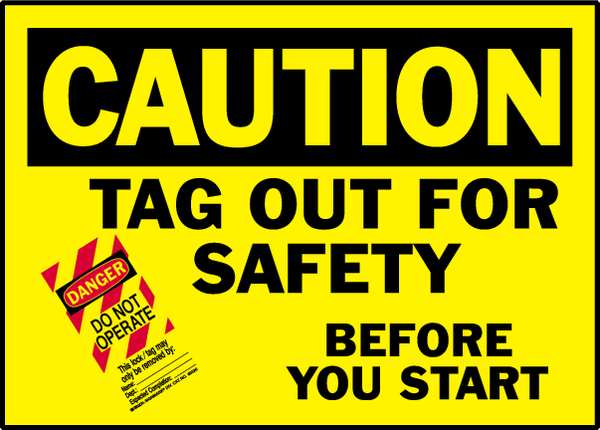 Caution Label, 3-1/2 In. H, 5 In. W, PK5