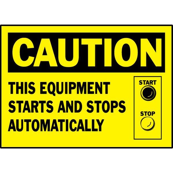 Caution Label, 3-1/2 In. H, 5 In. W, PK5, 86186