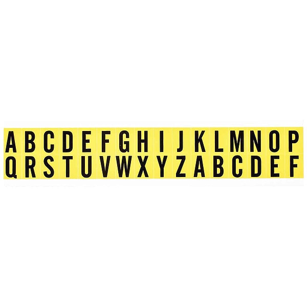 Carded Letter Kit, A Thru Z, 3/4 In. H