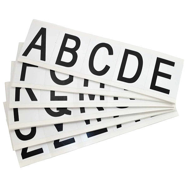 Carded Letters, A Thru Z, 2-1/4 In. H, PK25