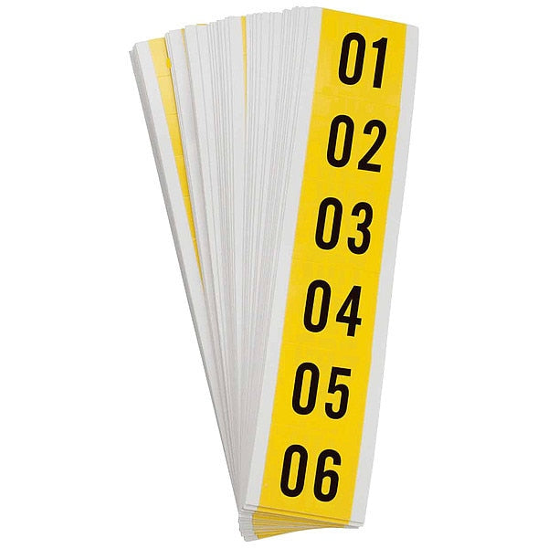 Carded Numbers, 01 Thru 99, 1-1/2 In. H