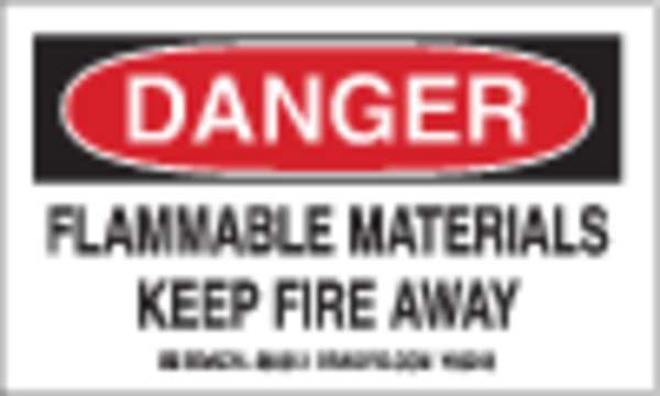 Cylinder Label, 3 In. H, 5 In. W, PK10, 60312
