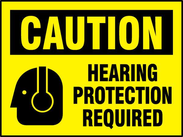 Caution Label, 3 1/2 in Height, 5 in Width, Reflective Sheeting, Horizontal Rectangle, English