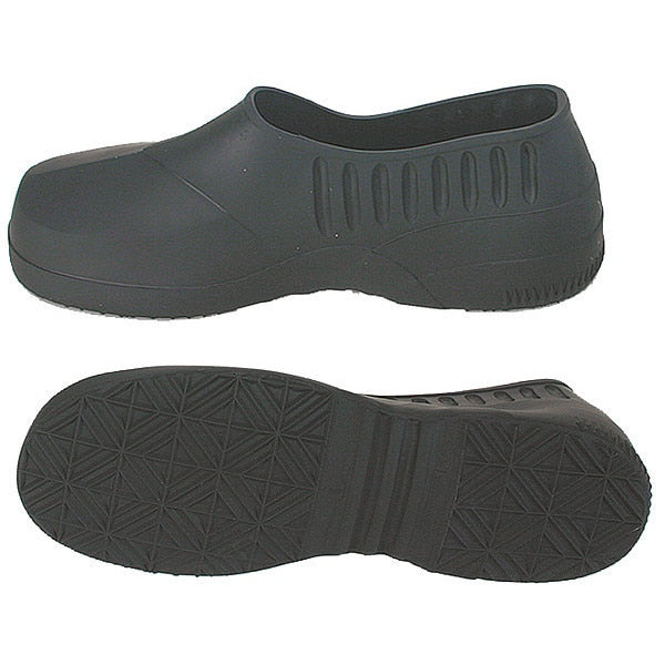 Overshoe, Men, S, Pull On, Blk, PVC/Vinyl, PR