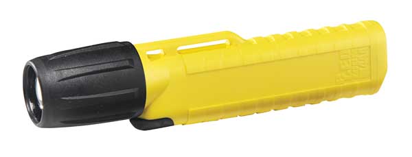 Yellow No Led Industrial Handheld Flashlight, 77 lm