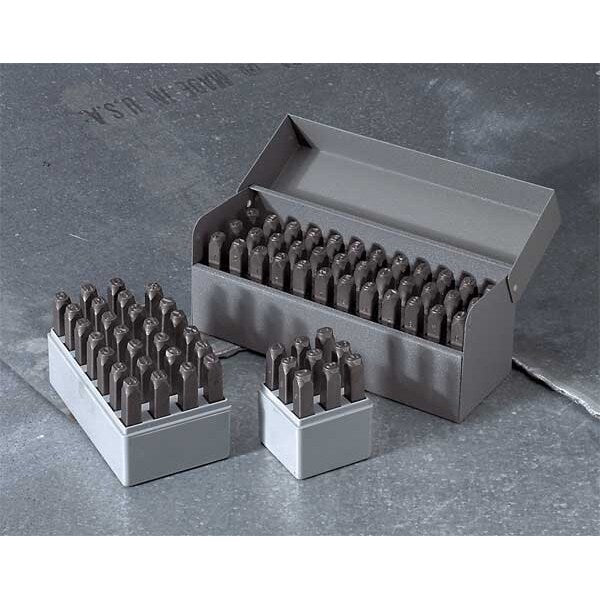Number Set, 1/4 In. H, Steel