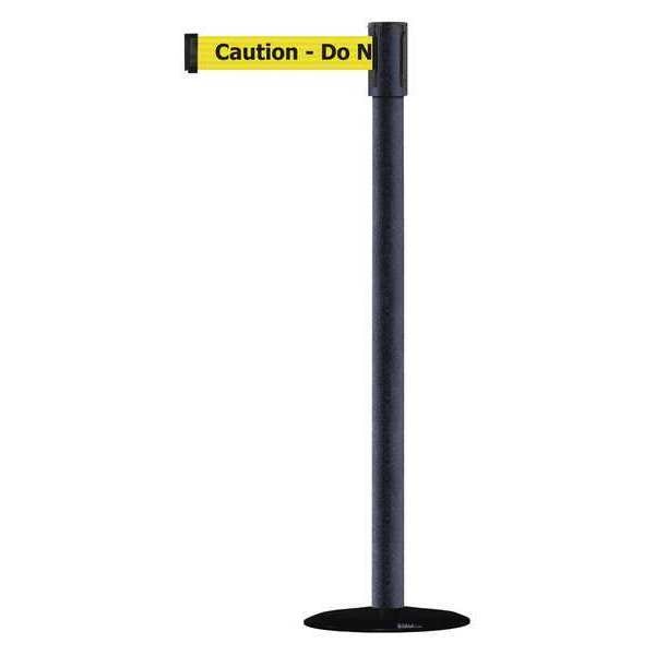 Barrier Post with Belt, Texture Black
